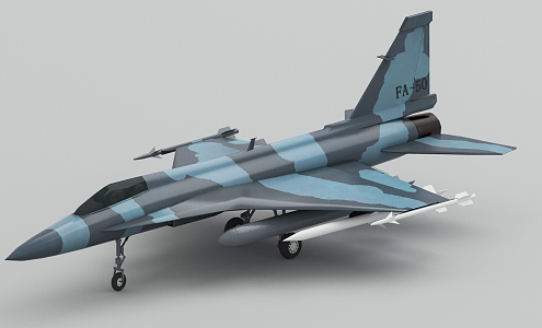 Modern Fighter 3d model