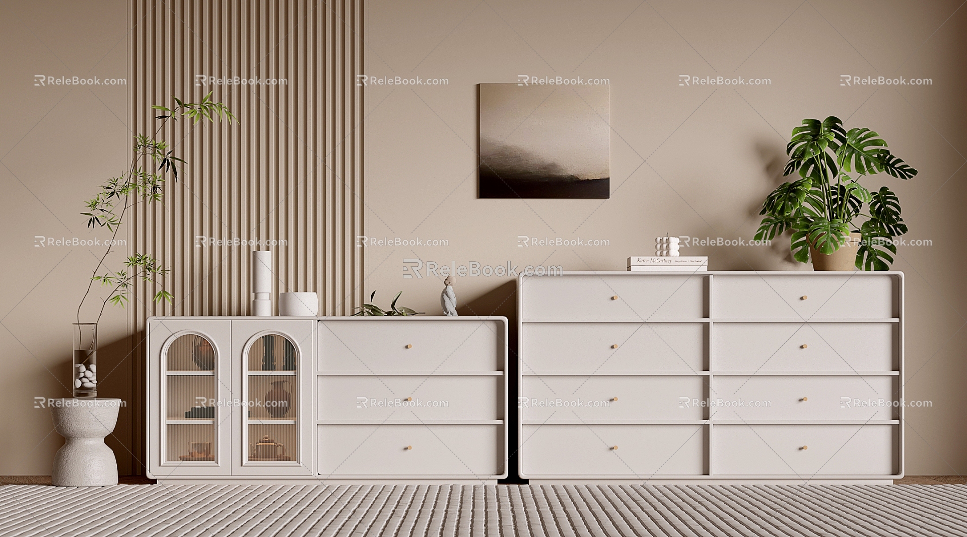 Minimale Style Cabinet Whole Cabinet Sideboard Cabinet Balcony Cabinet Locker Entrance Cabinet 3d model