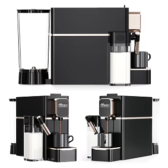Modern coffee machine 3d model