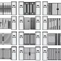 Collection of Modern Entrance Gates with Various Panel and Frame Designs