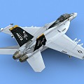 Fighter Super Hornet FA18ef Jet Fighter 3d model