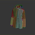 Outerwear Coat Leather Coat 3d model