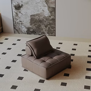 modern leisure chair 3d model