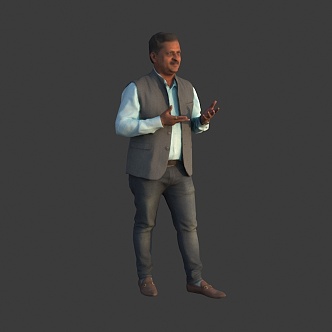 foreign man black man 3d model