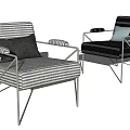 Modern Single Sofa Single Sofa Casual Chair 3d model
