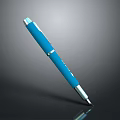 Blue Metallic Accent Pen With Smooth Writing For Everyday Use Essentials