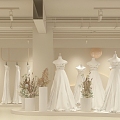 Modern Bridal Shop Bridal Shop Second Floor 3d model