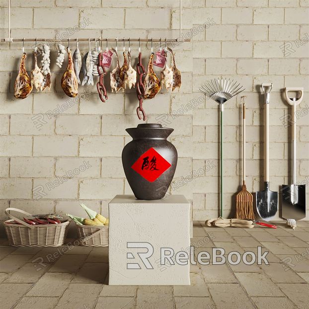 Modern Cured Meat Native Restaurant Cured Meat Cured Fish model