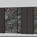 Modern Bookcase Interior Design With Marble Glass Shelves And Decorative Items