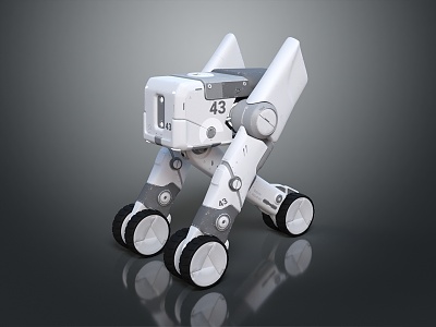 modern robot unicycle robot tripod robot two-wheeled robot model