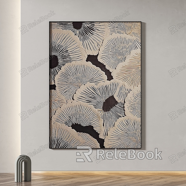 Simple abstract decorative painting model