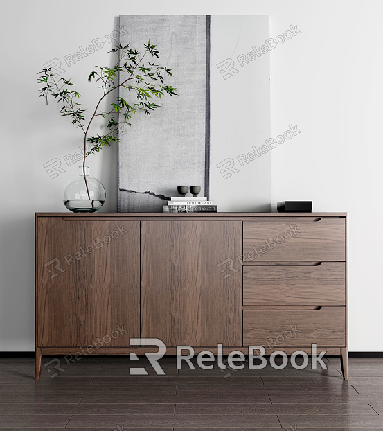 Modern Entrance Cabinet model