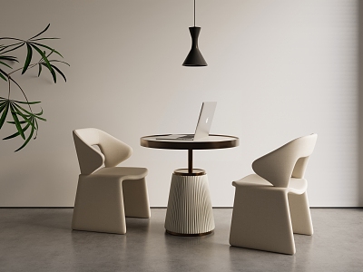 Modern negotiation table and chair combination leisure table and chair combination model