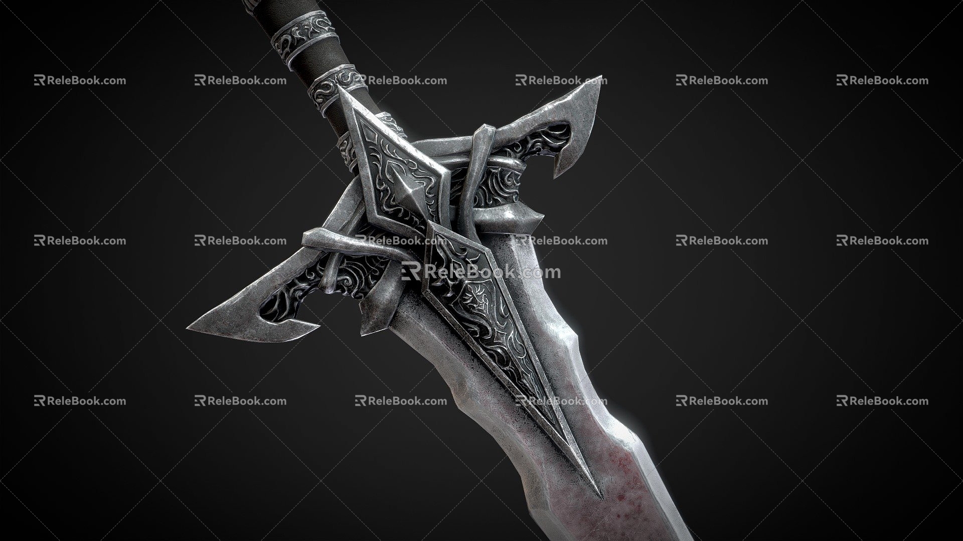 Medieval Dark Fantasy Weapons 3d model