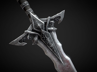 Medieval Dark Fantasy Weapons 3d model