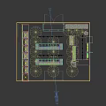Supermarket With Well Organized Shelves Various Products Refrigerated Cases Bright Lighting And Clean Display Areas
