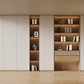 Simple bookcase 3d model