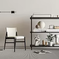 Modern Bookshelf Storage Rack Decorative Rack Display Rack Storage Cabinet Side Cabinet 3d model