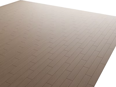 Light Brown Wooden Flooring With Neat Planks 3d model