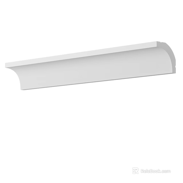 White Decorative Molding For Interior Home Wall Decoration Project 3d model