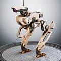 Modern Robot Patrol Robot Security Robot 3d model