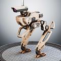 Modern Robot Patrol Robot Security Robot 3d model