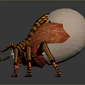 Alien Insects Sci-Fi Insects Magic Insects Strange Insects Fantasy Insects Insect Characters Game Characters 3d model