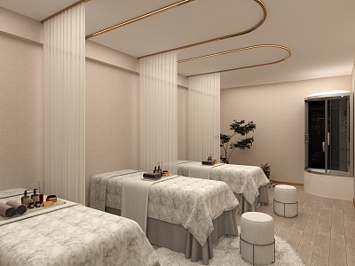 Modern SPA Beauty Salon 3d model