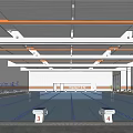 Modern Swimming Pool School Swimming Pool 3d model