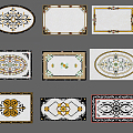 European ceramic tile 3d model