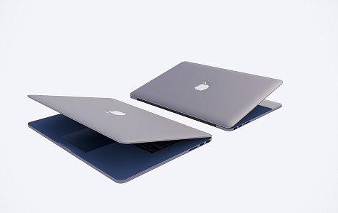 Modern Laptop 3d model