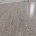 Wooden Floor Components With Natural Grain And Light Gray Surface Texture