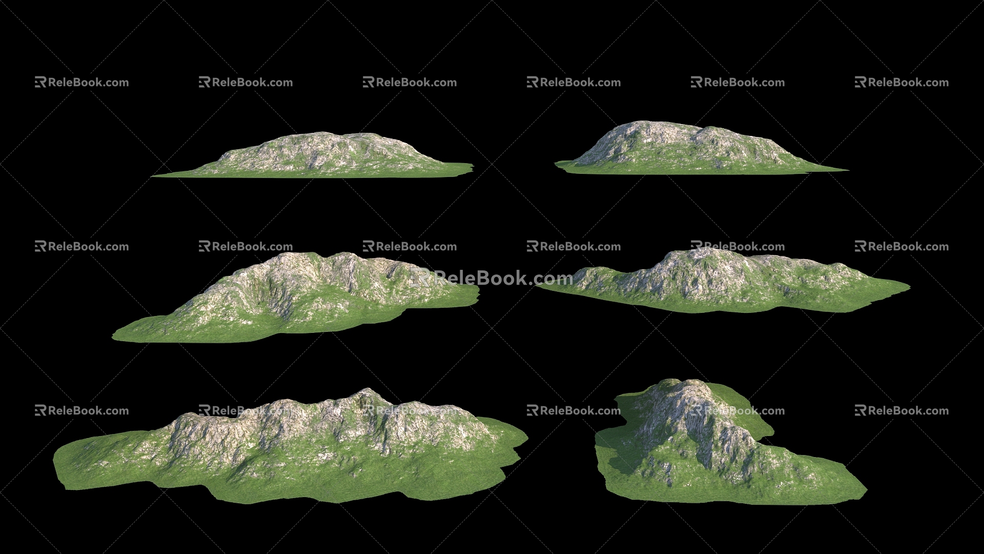 Mountain Range Mountain Peak Mountain Mountain View Mountain Natural Scenery Mountain Valley Mountain Peak Mountain 3d model