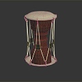 Modern Drum African Drum Musical Instrument 3d model