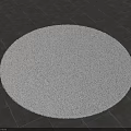 Round Black White Gold Intricate Pattern Design Indoor Living Room Decor Rug