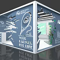 JIAJIU HEALTH Medical Display Shelves For Life Partner Healthcare Showcase Setup Design
