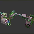 Advanced Automated Industrial Equipment Production Line With Conveyor And Mechanical Components