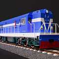 Locomotive Dongfeng 5 Freight Locomotive 3d model