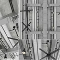 Modern pipeline bare shed pipeline foundation 3d model