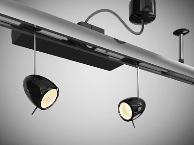 C multi-head spotlight 3d model