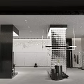 Modern Clothing Store Facade With Glass Doors And Fashionable Mannequins In Window