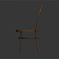 Classic Design Leisure Chair With Wooden Frame And Woven Seat Surface