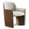 Modern Leisure Chairs With Fabric Seats And Wooden Frames In Different Colors