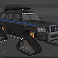 588 Performance Off Road Vehicle Fitted With Heavy Duty Track System And Branding