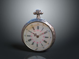 Pocket Watch Mechanical Pocket Watch Vintage Pocket Watch Old Pocket Watch Men's Pocket Watch Metal Pocket Watch Antique Pocket Watch 3d model