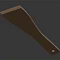 Natural Wooden Spatula Kitchen Tool With Long Handle For Cooking Utensils