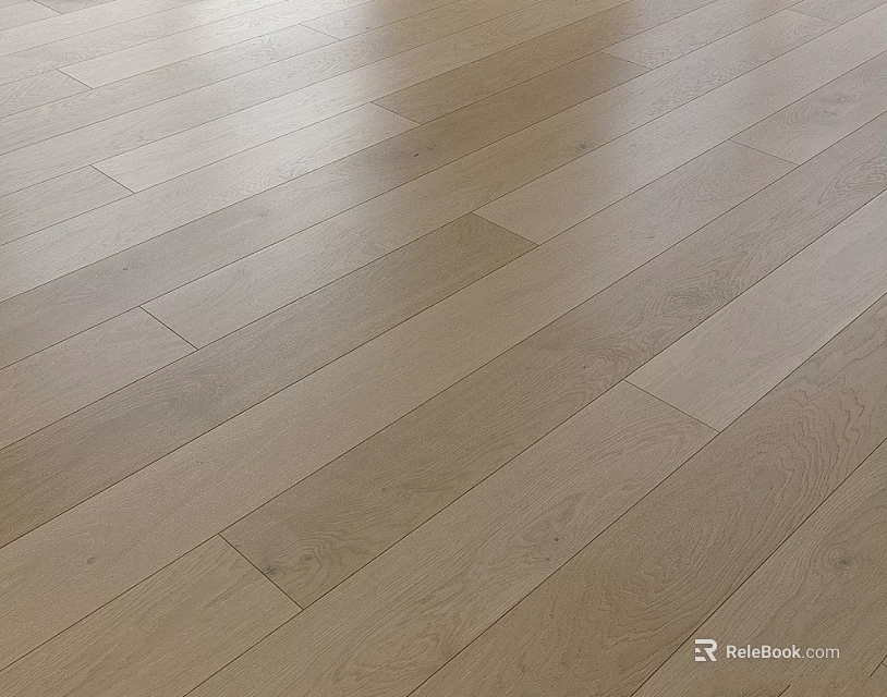 Light Colored Solid Oak Interior Wooden Floor With Natural Texture And Hardwood Planks 3d model 