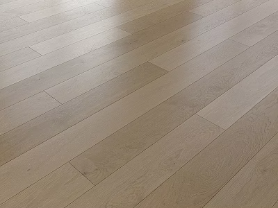 Light Colored Solid Oak Interior Wooden Floor With Natural Texture And Hardwood Planks 3d model