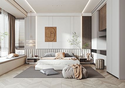 Modern Bedroom 3d model