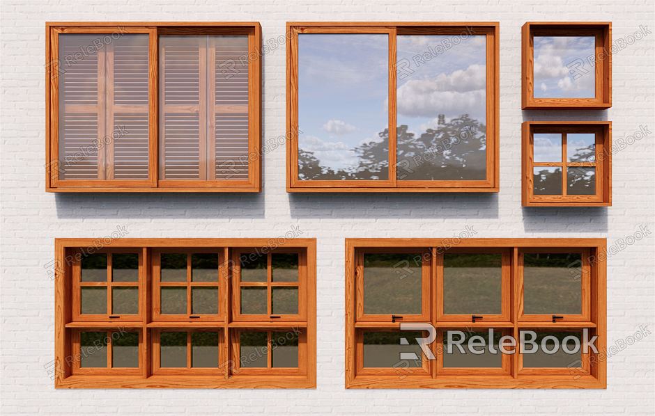 Modern casement window grille window casement window sliding window model